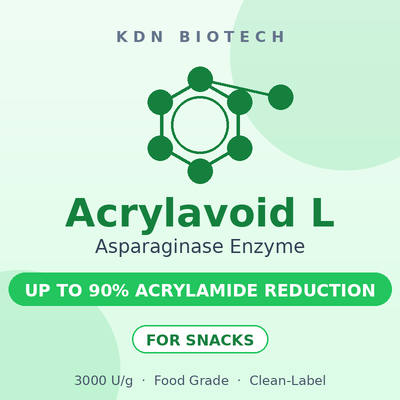 İyi bir fiyat. Asparaginase Enzimi Acrylavoid L 3000 U/g Gıda Sınıfı Akrilamid Azaltma Yardımı Patates Cips Atıştırmalıkları çevrimiçi